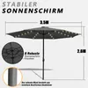 Jopassy Ombrellone da 3,5 m UV40+ Protezione solare Anteprima dell’immagine prodotto 3