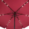 Kingsleeve Ombrellone da Giardino con LED Ø330cm Parasole Anteprima dell’immagine prodotto 3