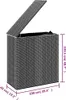 vidaXL Zahradní box na polštářky PE ratan 100x49x103,5 cm Náhled obrázku produktu 5