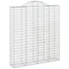 Gabionen mit Hochbogen 11Stk. 200x50x220/240cm Verzinktes Produktbild-Vorschau 3