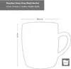 Reactive Glaze Grey Black 6er Set Kaffeebecher 250ml Produktbild-Vorschau 3