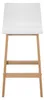 65 cm TANNA Barhocker aus Eiche Produktbild-Vorschau 5