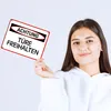 Türe freihalten Warn- und Hinweisschild im modernen Design Produktbild-Vorschau 3
