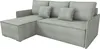 BroMARKT Ecksofa mit Schlaffunktion Atlantic Grau Cord Produktbild-Vorschau 1