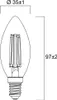 SYLVANIA LED Kerze E14 Warmweiß | 40W Glühbrine Ersatz | Produktbild-Vorschau 6