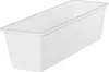 Geli Balkonkasten STANDARD Weiß mit Holzstruktur 50 cm - Produktbild-Vorschau 1