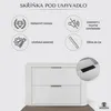 RODAN | Koupelnová Skříňka - 80 CM - Bílý Matný - MDF - 2 Náhled obrázku produktu 3