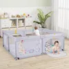 Baby Laufstall mit Matratze & 50 Spielbällen & 4 Zugringen Produktbild-Vorschau 1