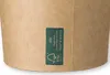 50x Eisbecher Feinkostbecher aus Kraftpapier  rund 350ml Produktbild-Vorschau 3