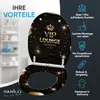 SANILO® WC-Sitz mit Absenkautomatik und Schnellverschluss Produktbild-Vorschau 2