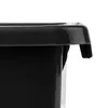 A close-up view of the top corner of a black storage box. Anteprima dell’immagine prodotto
