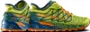 Trailrunning-Schuhe "Mutant" von La Sportiva in leuchtendem Gelb und Blau mit orangefarbenen Akzenten. Náhled obrázku produktu