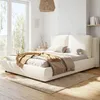 Letto imbottito Flieks, 180x200 cm, con spazio contenitore, Anteprima dell’immagine prodotto 3