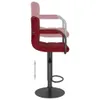 vidaXL Tabouret de bar 2 pcs. Velours rouge vin Voir les images du produit 7