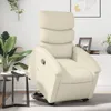 vidaXL Relaxsessel mit Aufstehhilfe Creme Kunstleder Produktbild-Vorschau 2