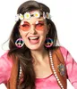 Hippie Accessoire Set - Ohrringe, Brille und Stirnband - Produktbild-Vorschau 3