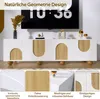 Merax TV-Schrank mit 4 Türen und Stauraum, TV Lowboard  Produktbild-Vorschau 3