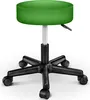 TRESKO Rollhocker Grün Arbeitshocker Hocker Drehhocker Produktbild-Vorschau 1