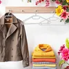 Kunststoff Kleiderbügel mit Hosenstange - weiß / 50er Pack Produktbild-Vorschau 5
