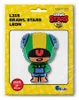 Pallone in foil Brawl Stars, Leon, 81 cm, con elio, con Anteprima dell’immagine prodotto 2