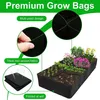 Jardinière surélevée en tissu à 8 compartiments, pot de Voir les images du produit 11