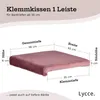 Sitzkissen / Klemmkissen Samt SORRISO mit 1 Leiste weich Produktbild-Vorschau 2