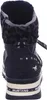 Rear view of a black boot with a platform sole. Anteprima dell’immagine prodotto