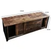 TV-Möbel Tough Industrial - Sideboard mit Schiebetüren - Produktbild-Vorschau 5