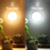 LED Nachtlicht mit-PIR Bewegungsmelder 2 Set Sensor USB Produktbild-Vorschau 2