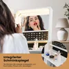 COSTWAY Skrinka na šperky so zrkadlom, uzamykateľná Náhľad obrázku produktu 3