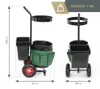 Westmann Metall Tuinwagen, universeel, zwart/groen, Productafbeelding-voorbeeld 7