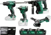 A collection of HiKOKI power tools and accessories displayed against a white background. Anteprima dell’immagine prodotto