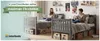Kinder Etagenbett JAKOB 90x200 cm Grau – Massivholz, Produktbild-Vorschau 9