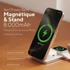 Station de charge 3en1, magsafe, Blanc Voir les images du produit 2