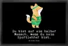 Mr. & Mrs. Panda Fussmatte Sportlehrer Herz 50 x 75 cm - Produktbild-Vorschau 1