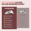 Vulpes Goods Srebrne osłonki na brodawki sutkowe, kubki do Podgląd zdjęcia produktu 8