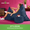 Green Bean® XXL Riesensitzsack 140x180cm + Hocker Produktbild-Vorschau 3