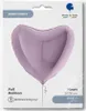 36"/Ø91cm Folienballon Uni Herz | Lila Produktbild-Vorschau 2