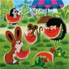Dino Puzzle - Little Mole and the Umbrella - 3x55 Teile Produktbild-Vorschau 2