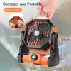 Tragbarer Outdoor-Camping-Ventilator fuer Zelte, stufenlos Produktbild-Vorschau 5