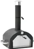 vidaXL 3-in-1 Outdoor-Pizzaofen & Grill Schwarz Produktbild-Vorschau 6
