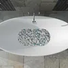 Relaxdays Kúpeľňová rohož s kamenným vzorom, protisklzová Náhľad obrázku produktu 2