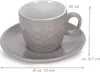 Espresso-Tassen Set 8 tlg., Keramik Tasse mit Untertasse, Produktbild-Vorschau 2
