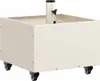 vidaXL Sonnenschirmständer Weiß 45 x 45 x 45 cm Stahl Produktbild-Vorschau 1