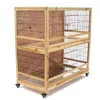 Hasenstall Kaninchenstall XXL Kleintierstall Kaninchenkäfig Produktbild-Vorschau 3