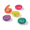 Five colorful, oval-shaped containers of earplugs are arranged on a white background. Produktbild-Vorschau