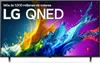 A television screen displaying a vibrant, abstract splash of colors, with the LG QNED logo and text overlay. Podgląd zdjęcia produktu