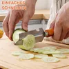 3 in 1 Schälmesser Set 3 teilig Edelstahl Ananasschneider Produktbild-Vorschau 4