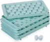 Relaxdays Eiswürfelform rund, 3er Set, wiederverwendbar, Produktbild-Vorschau 1