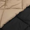 vidaXL Piumino invernale nero e tortora 240 x 260 cm Anteprima dell’immagine prodotto 8